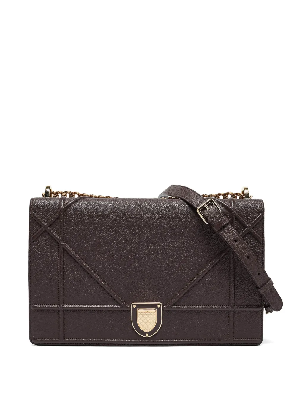 Christian Dior Pre-Owned Diorama leather shoulder bag | Brown | Image 1