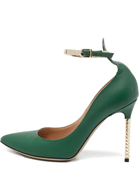 Valentino Garavani Pre-Owned 100mm studded-heel pumps
