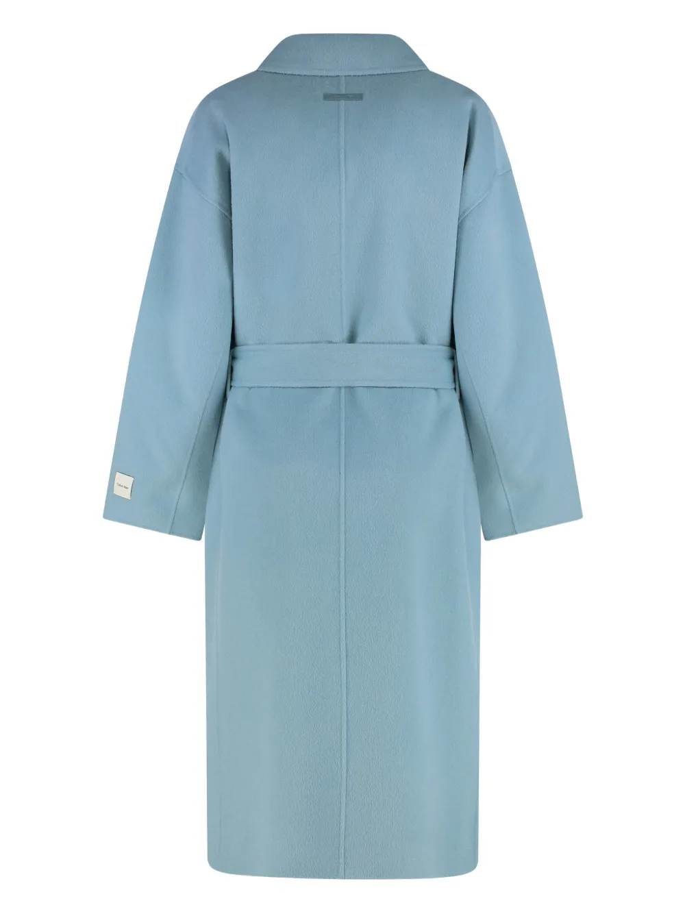 Calvin Klein Jas met ceintuur en revers Blauw
