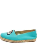 Christian Louboutin Pre-Owned leather espadrilles - Blue