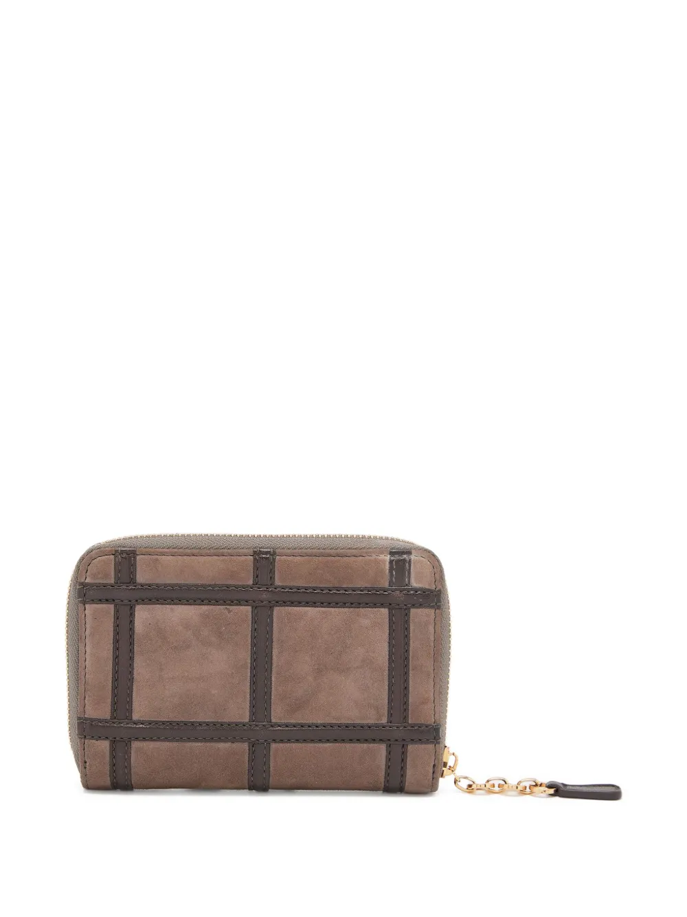 Ferragamo Pre-Owned suede check-pattern wallet | Image 2