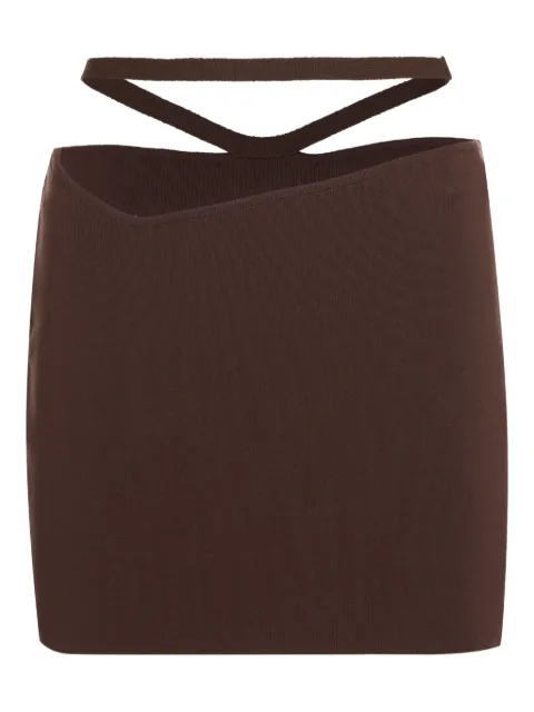 ANDREĀDAMO knitted mini skirt