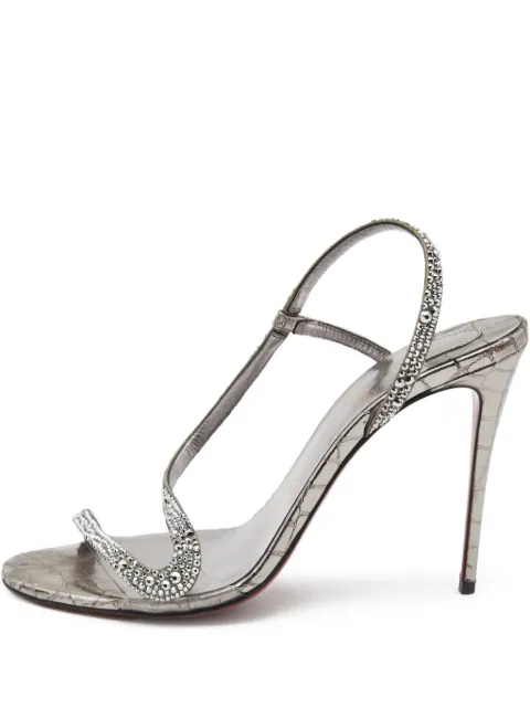 Christian Louboutin Pre-Owned 105mm crystal-embellished sandals