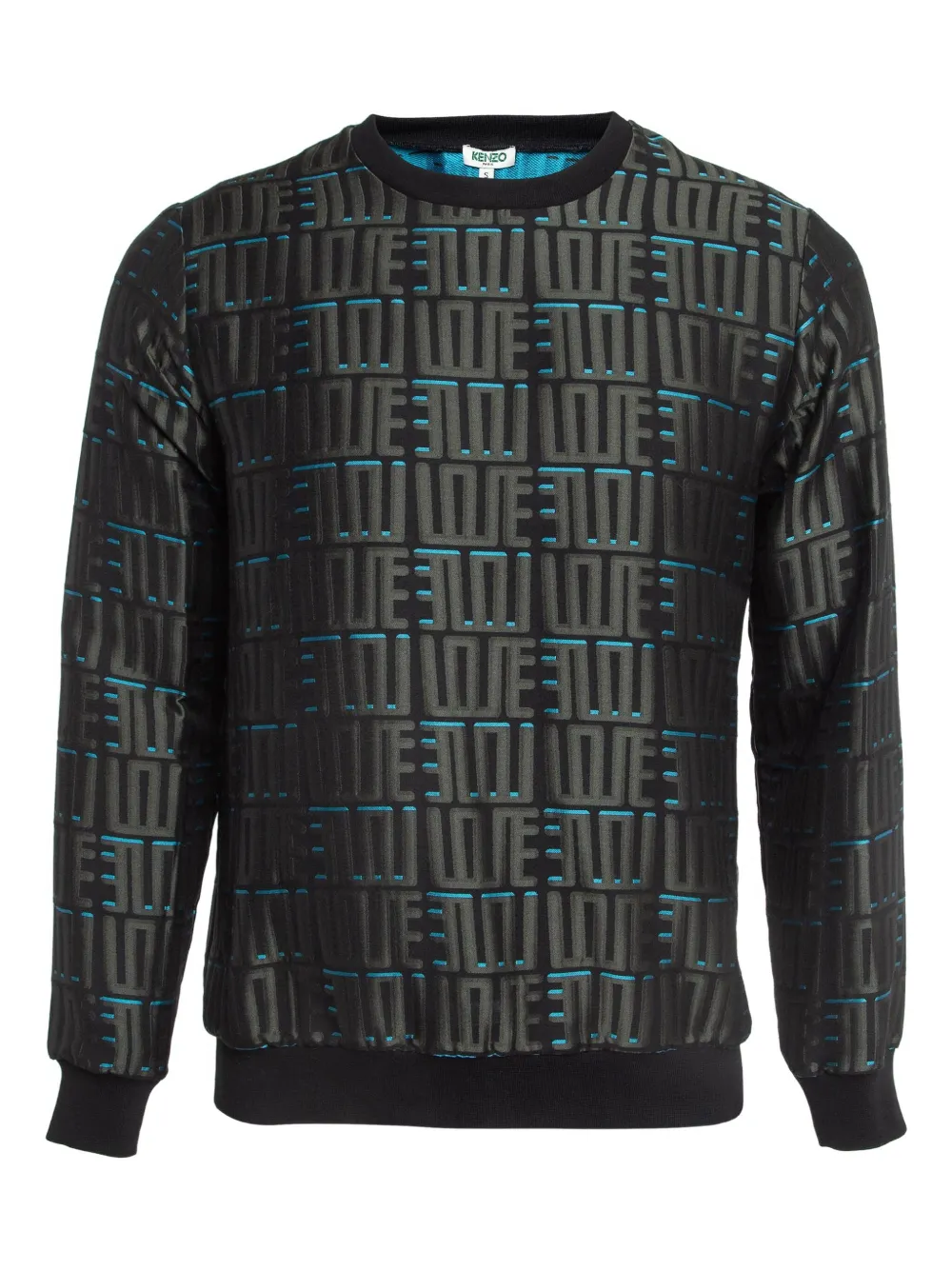 Kenzo Pre-Owned embossed-pattern sweatshirt | Grey | Image 1