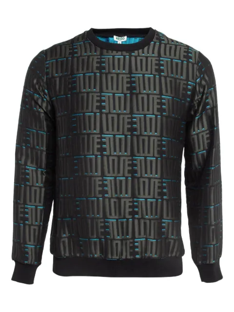 Kenzo Pre-Owned embossed-pattern sweatshirt