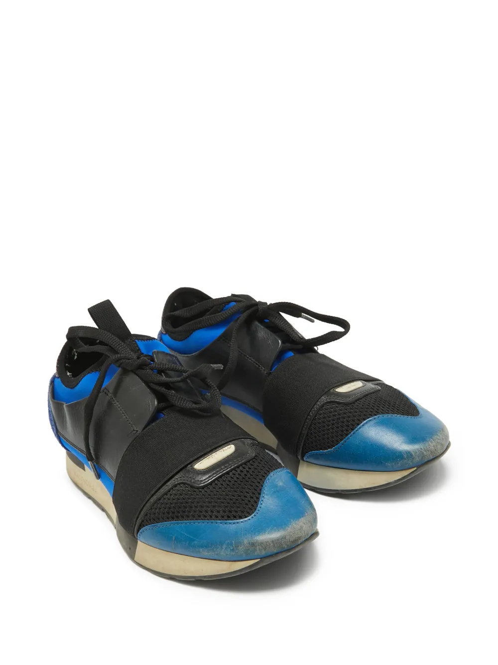 Balenciaga Pre-Owned Race Runner sneakers - Blauw