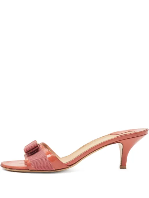 Ferragamo Pre-Owned 70mm bow-detailed sandals