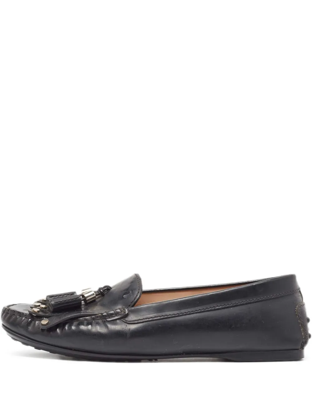Tod's プレオウンド タッセル ローファー - ブラック Tod's プレオウンド タッセル ローファー - ブラック