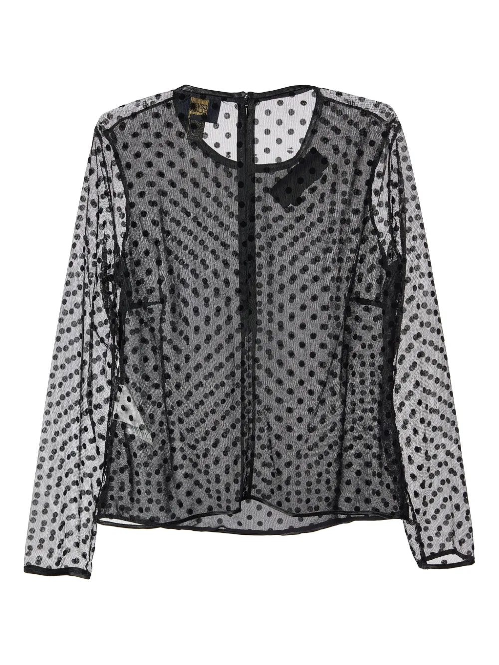 Roberto Cavalli pre-owned polka dot sheer blouse | Image 2