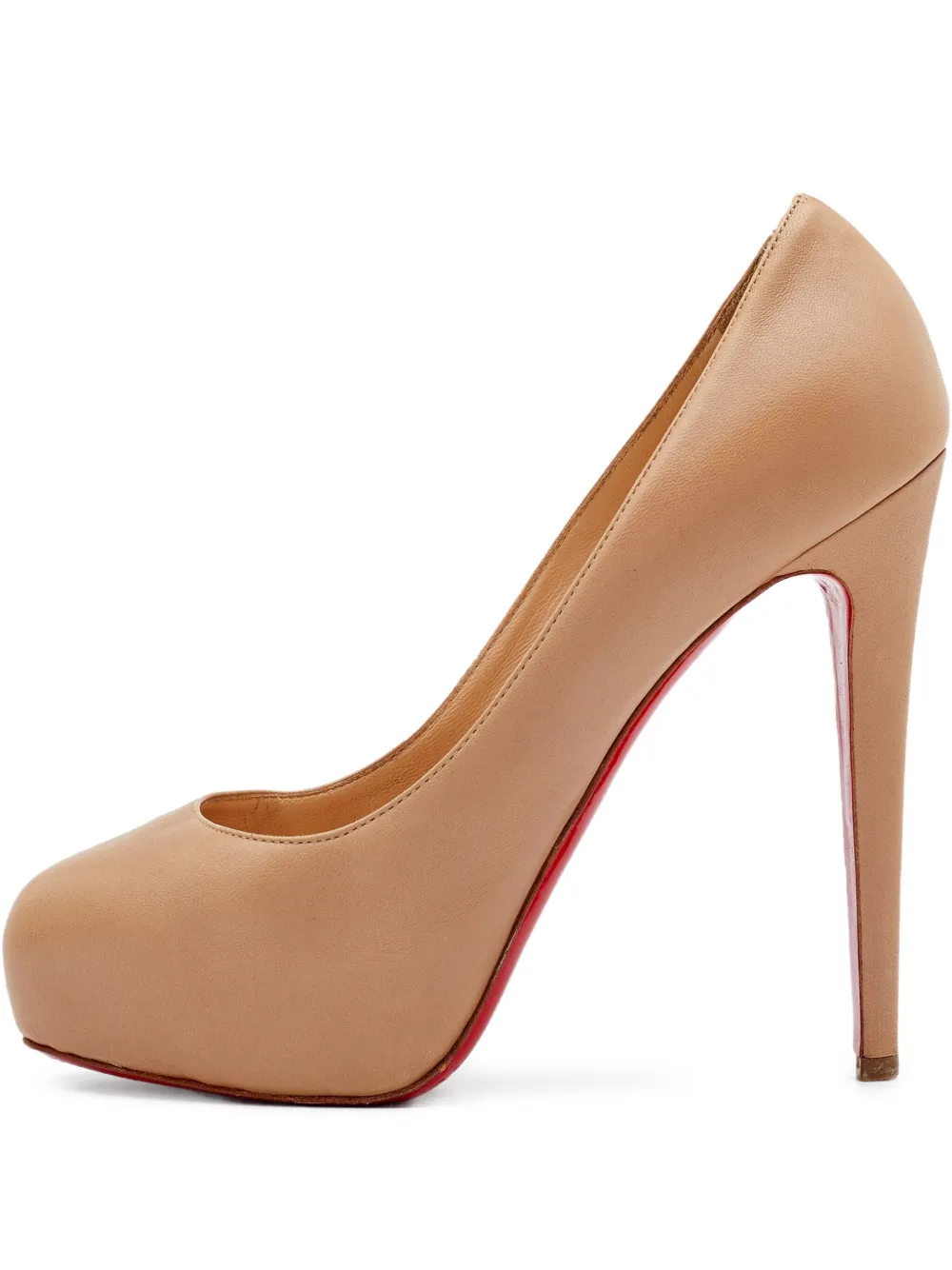 Christian Louboutin Pre-Owned zapatillas con tacón de 135mm | neutro | Image 1