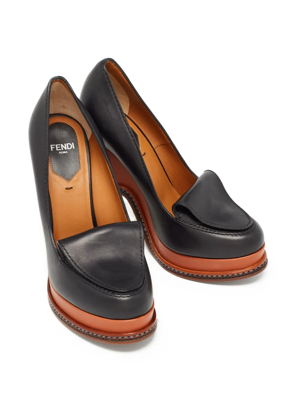 Fendi Pre-Owned 130mm leather heeled pumps | Image 2