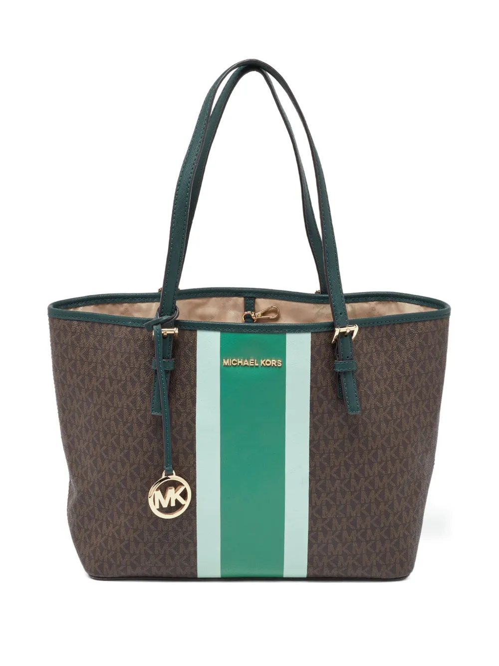 Michael Kors pre-owned Jet Set monogram tote bag | Brown | Image 1