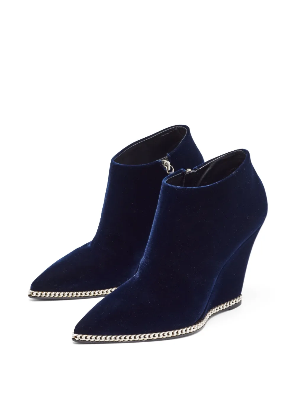 Giuseppe Zanotti bottines pre-owned 110 mm en velours | Image 2