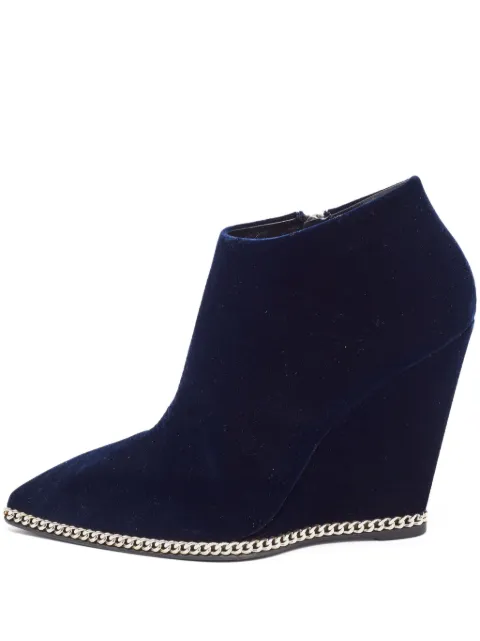 Giuseppe Zanotti pre-owned 110mm velvet boots