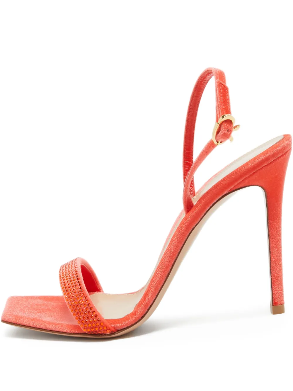Gianvito Rossi sandales Oran à strass pre-owned 105 mm | orange | Image 1