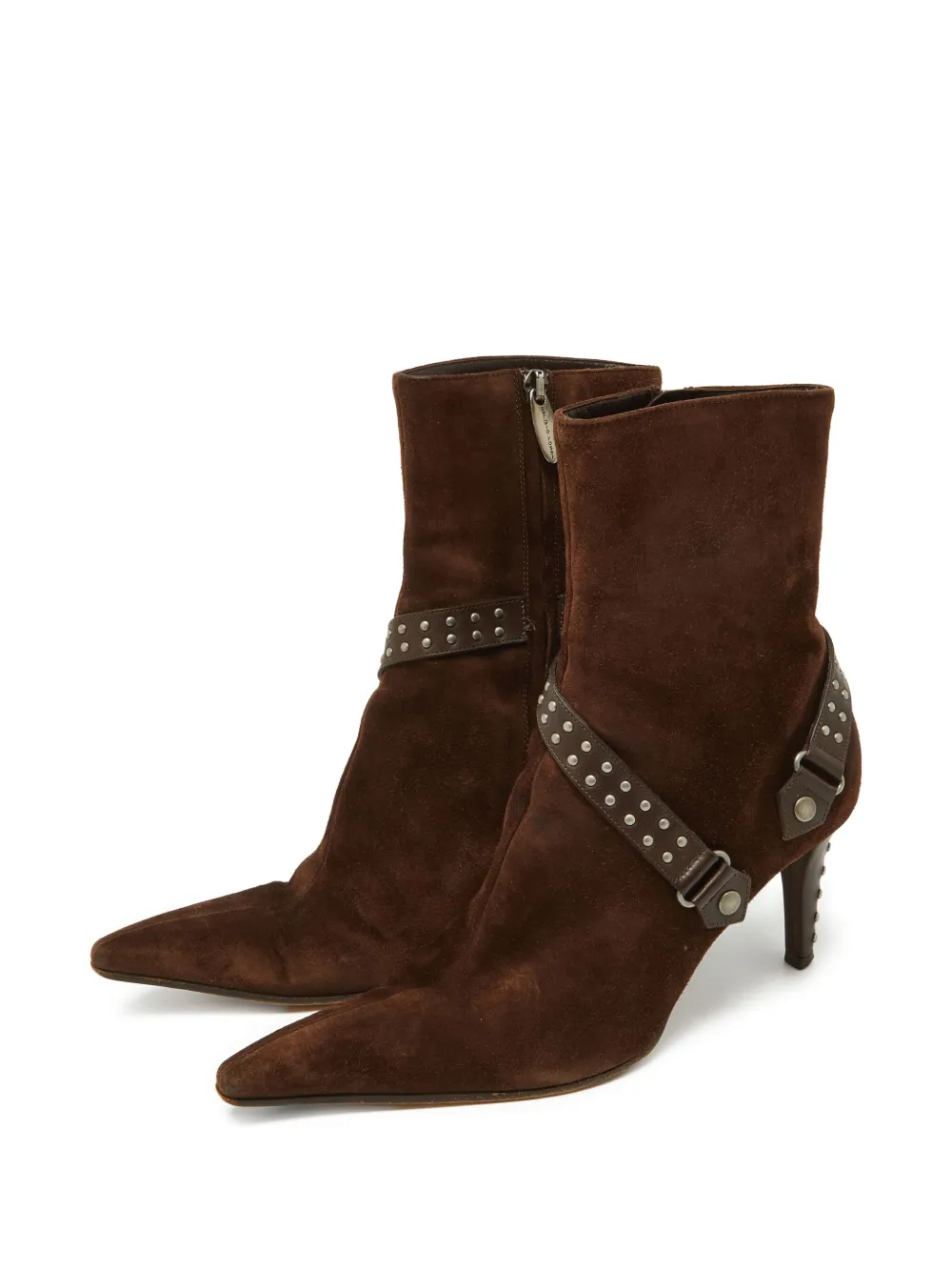 Sergio Rossi pre-owned 75mm spike-embellished boots | Image 2