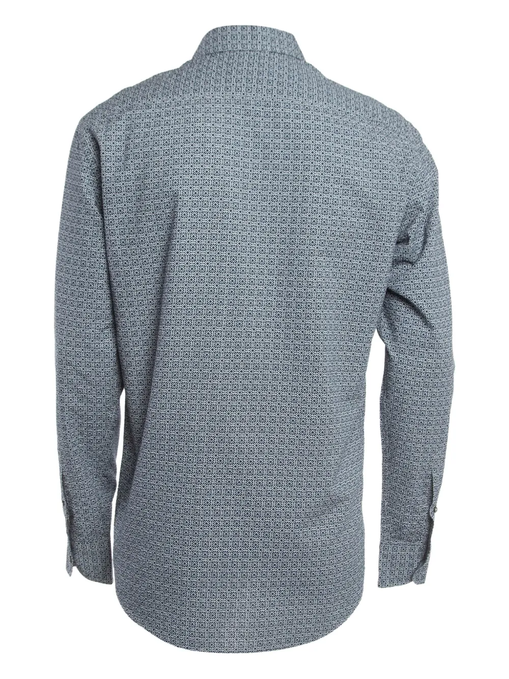 Ermenegildo Zegna Vintage geometric-pattern cotton shirt | Image 2