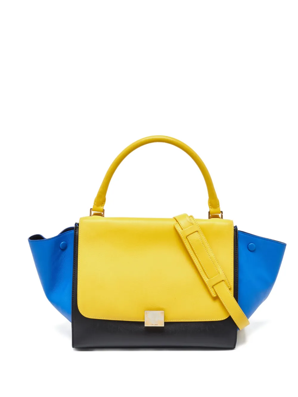 Céline Pre-Owned leather shoulder bag - Giallo