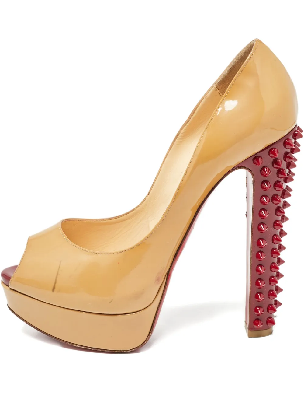 Christian Louboutin Pre-Owned Taclou Spikers 150mm パンプス - ニュートラル Christian Louboutin Pre-Owned Taclou Spikers 150mm パンプス - ニュートラル