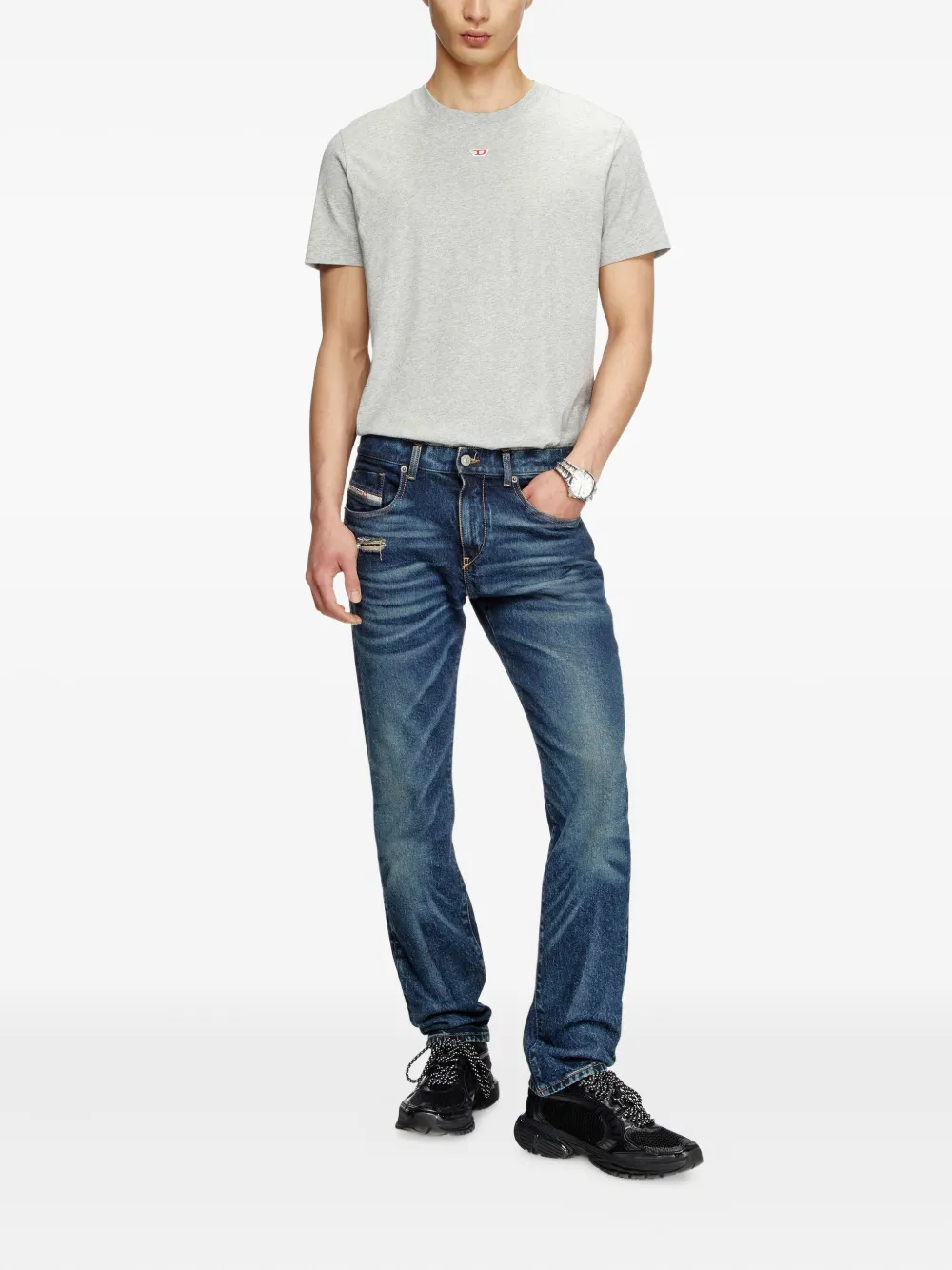 Diesel Slim-fit jeans - Blauw