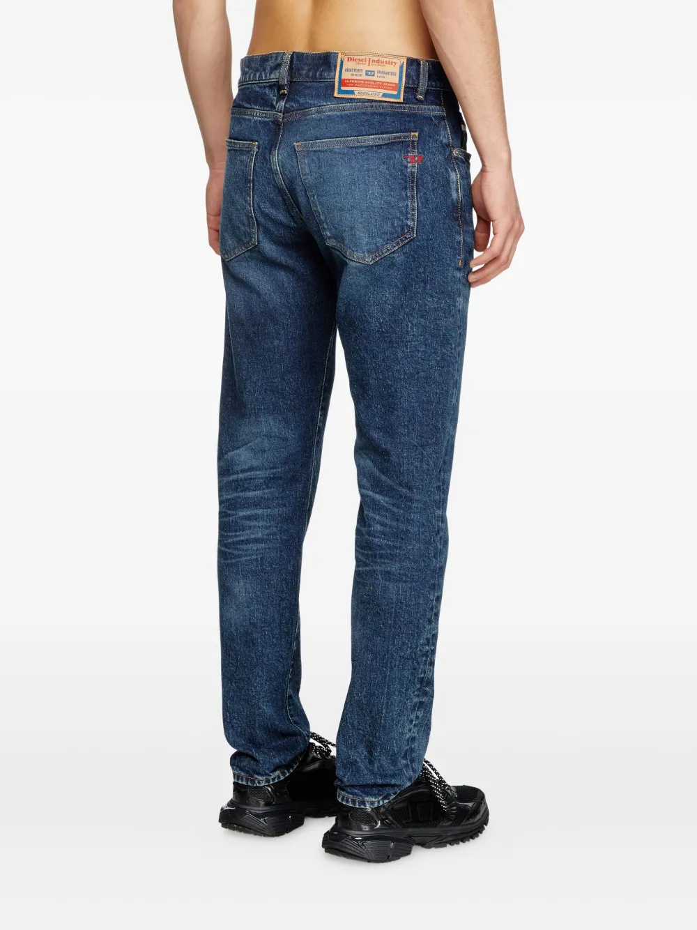 Diesel Slim-fit jeans Blauw