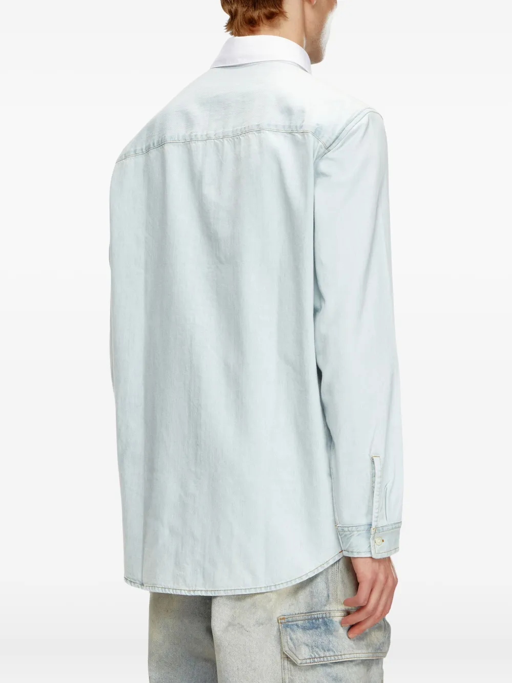 Diesel S-Simply-Dnm overhemd Wit