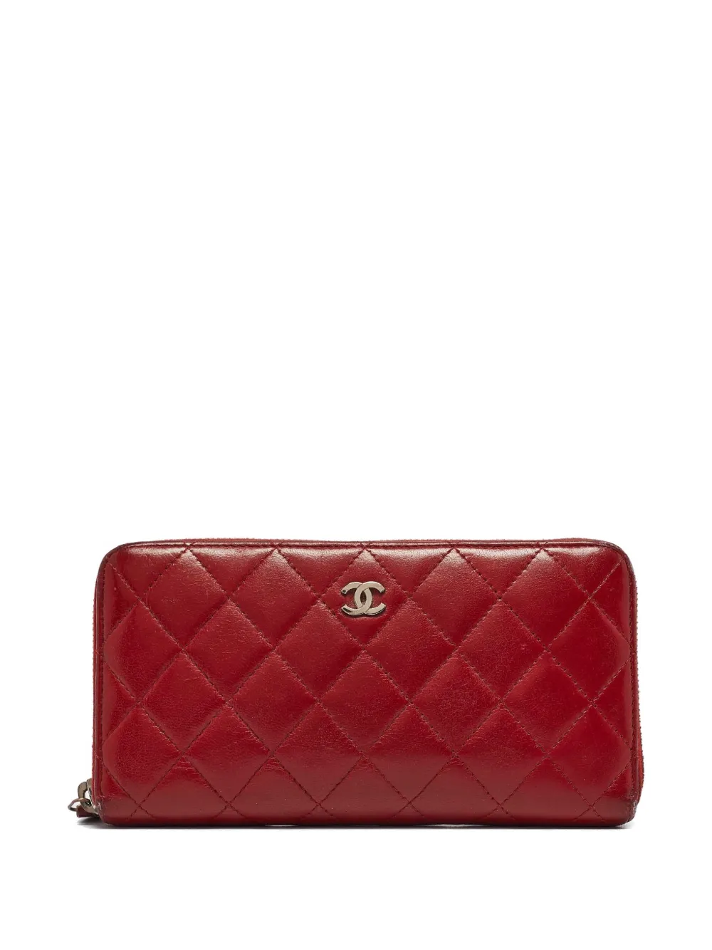 CHANEL Pre-Owned 2024 ファスナー財布 - レッド CHANEL Pre-Owned 2024 ファスナー財布 - レッド