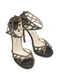 Jimmy Choo Pre-Owned lattice embellished pumps - Black