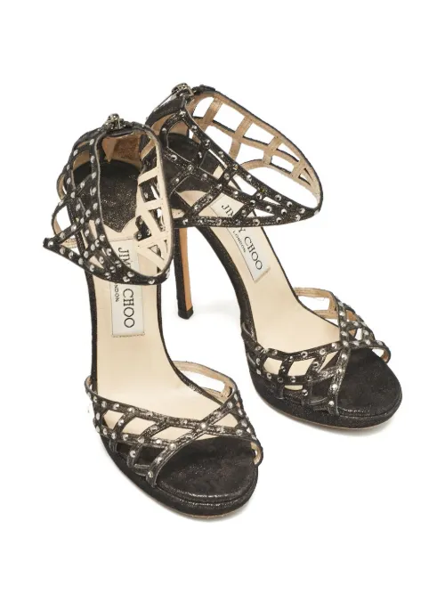 Escarpins lattice à ornements - Jimmy Choo Pre-Owned - Modalova