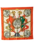 Hermès Pre-Owned 20th Century Napoleon Silk Scarf scarves - Orange