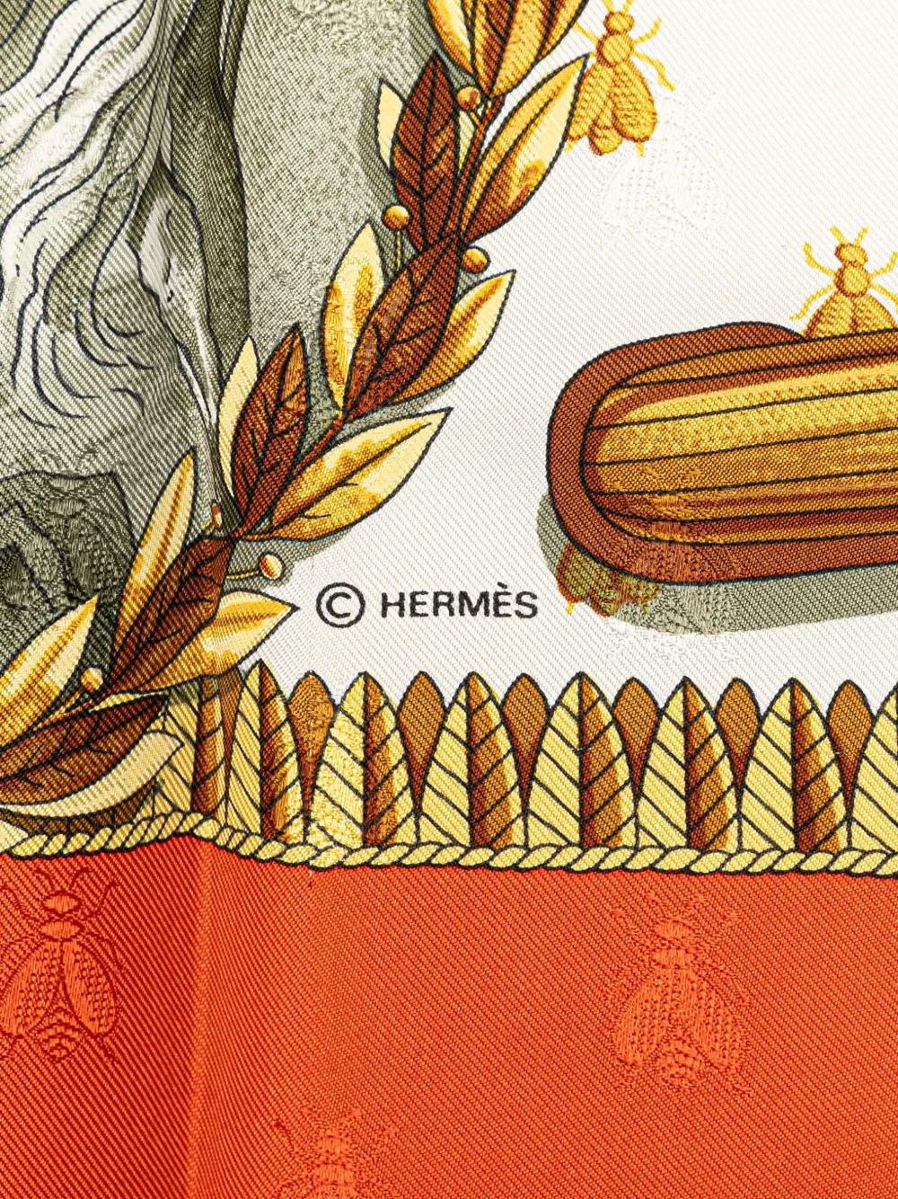 Pre-owned Hermes 20th Century Napoleon Silk Scarf Scarves