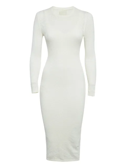 Fendi Pre-Owned long-sleeve knitted midi dress