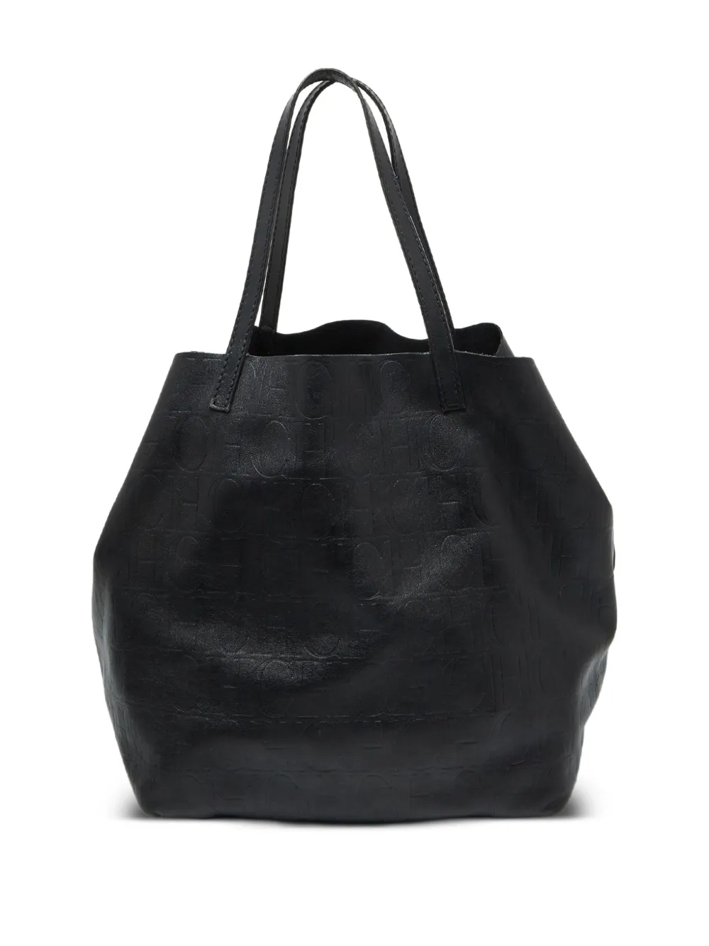 Carolina Herrera Vintage monogram leather tote bag | Pre-Owned | Image 2