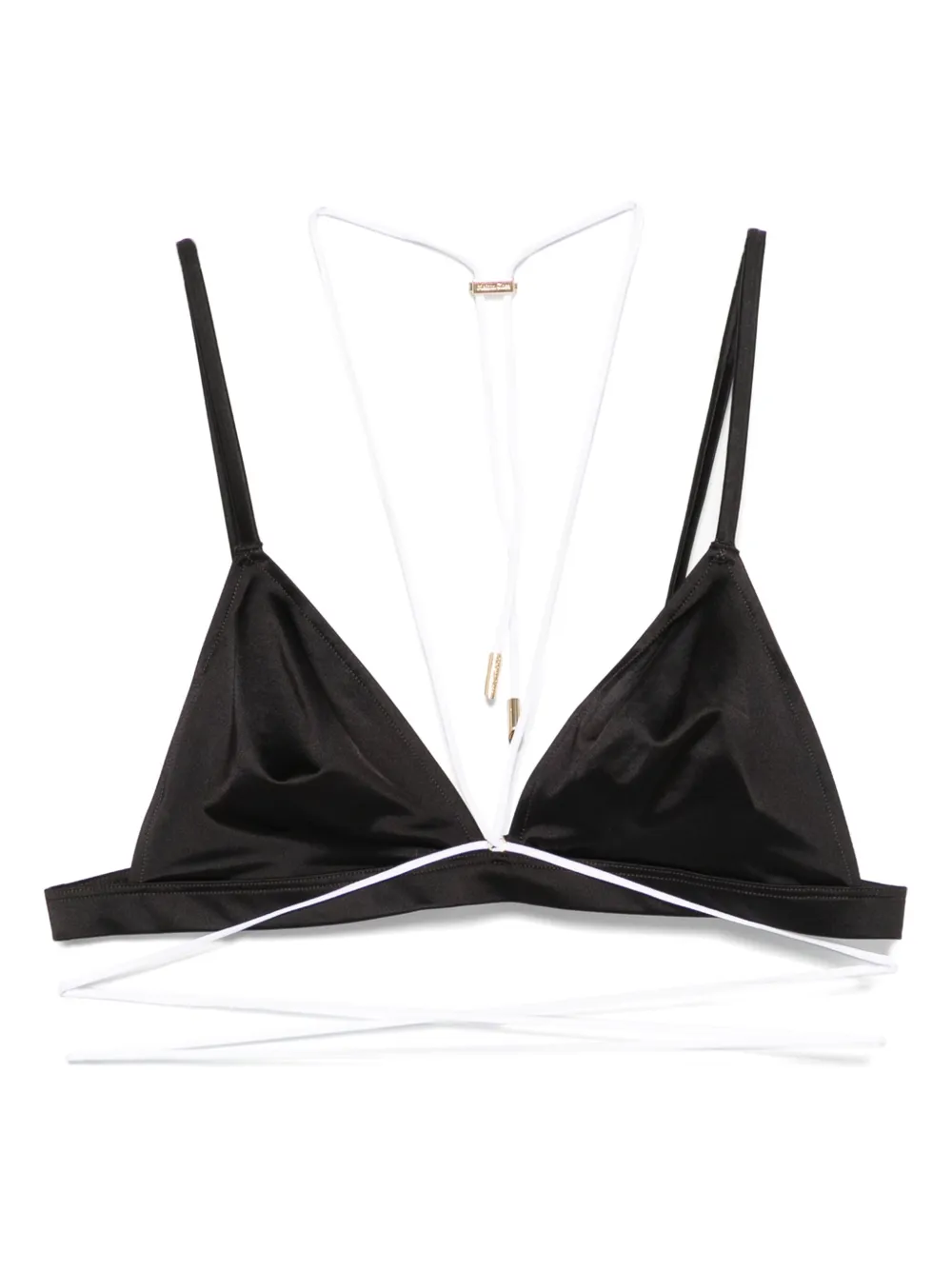 Maison Close top de bikini Glow estilo triangulo | negro | Image 1