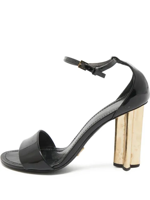Louis Vuitton Pre-Owned 95mm patent-leather sandals