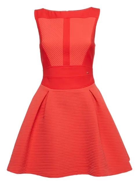 Elisabetta Franchi pleated flared dress