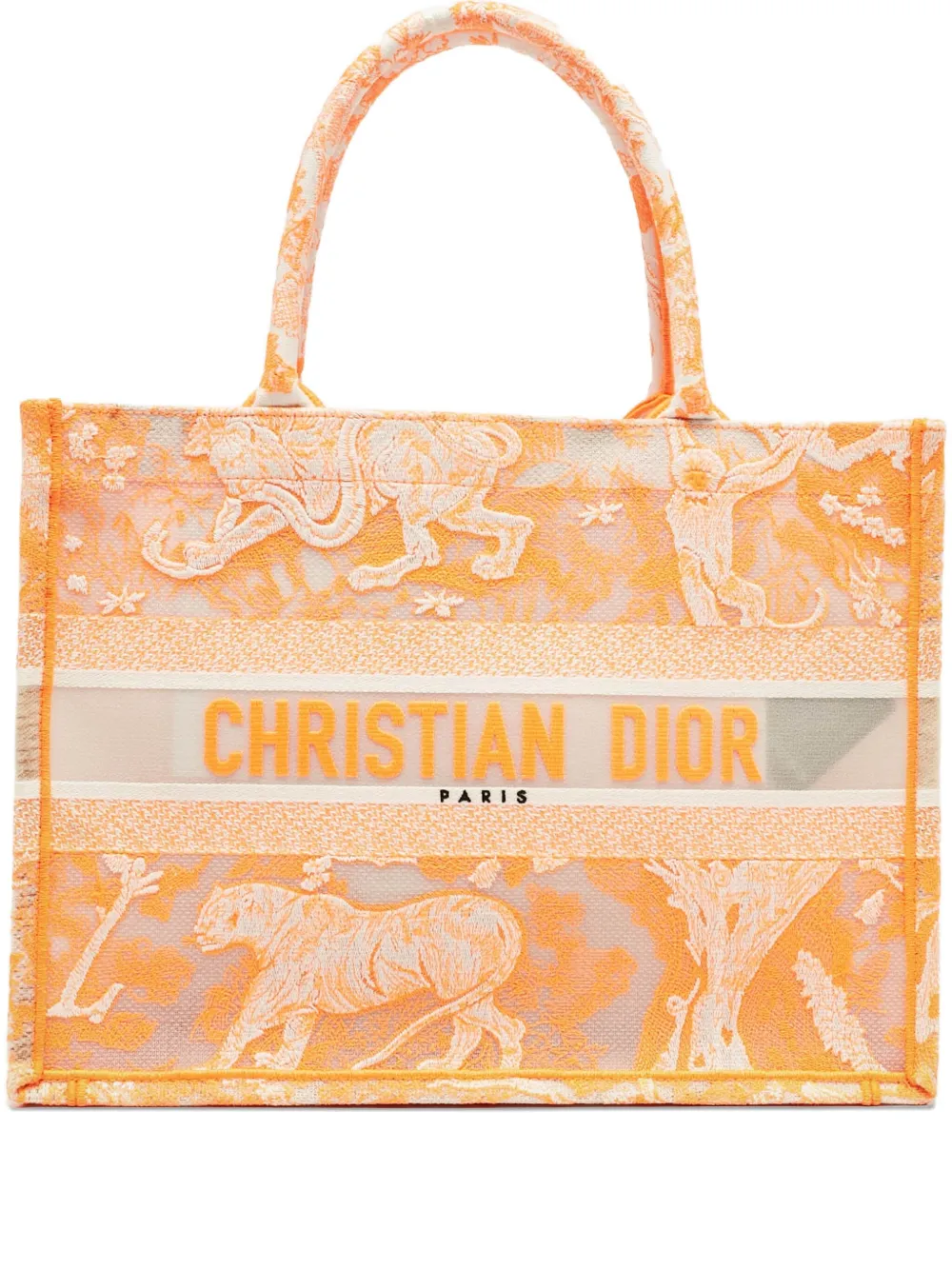 Christian Dior Pre-Owned Toile De Jouy ハンドバッグ - オレンジ Christian Dior Pre-Owned Toile De Jouy ハンドバッグ - オレンジ