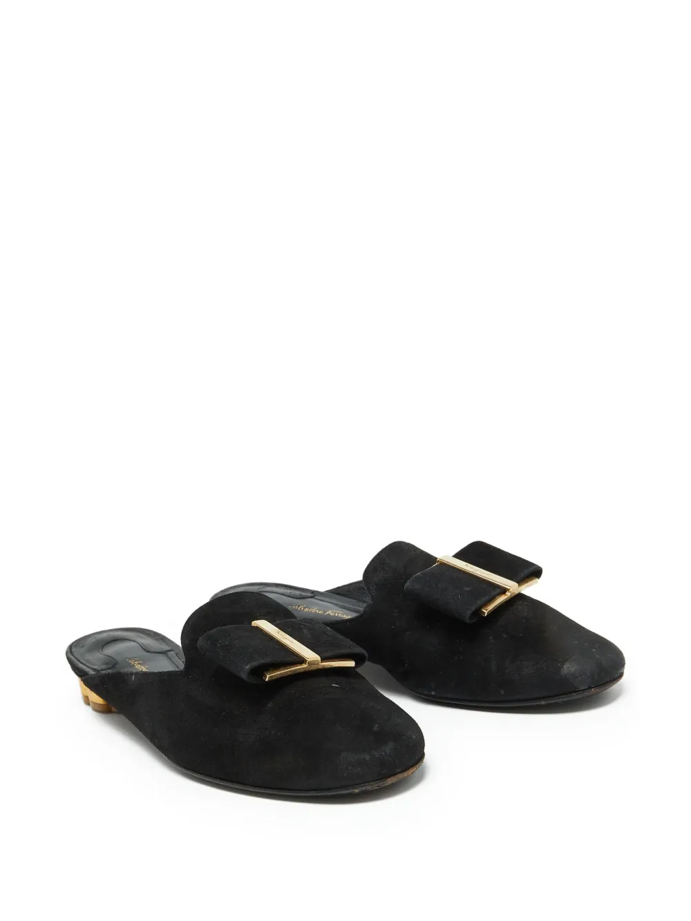Ferragamo Pre-Owned mules Vara en daim | Image 2