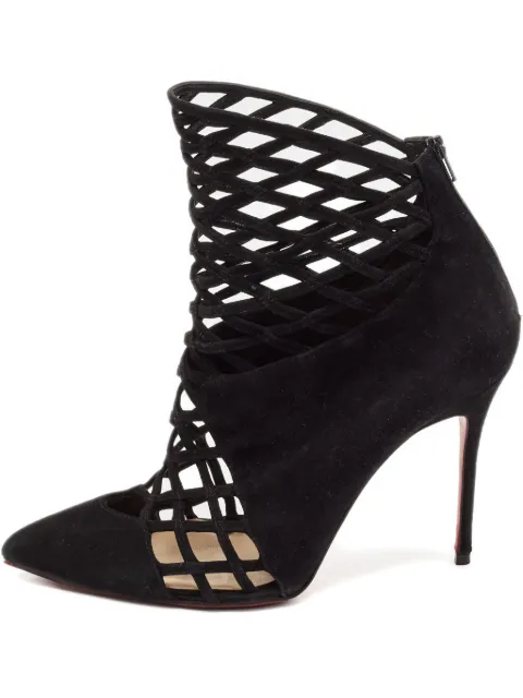 Christian Louboutin Pre-Owned 110mm leather ankle boots