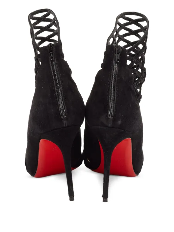 Louboutin Caged Booties Christian Louboutin Pre-Owned 110mm