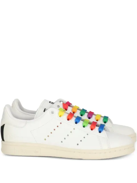 Stella McCartney  x Stan Smith vegan star-detail rainbow-lace sneakers 