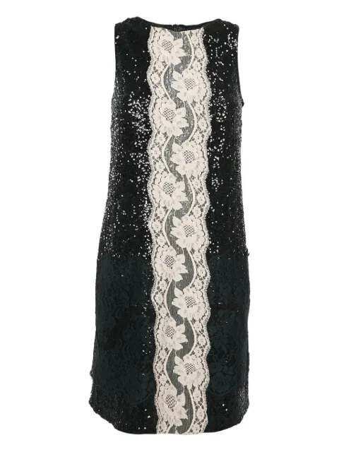 Dolce & Gabbana Pre-Owned vestido corto de encaje con lentejuelas