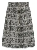 Vivienne Westwood Pre-Owned 2016-2017 graphic-print cotton skirt - Grey