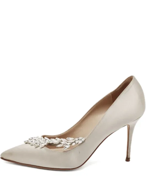 Manolo Blahnik pumps med klack 105 mm