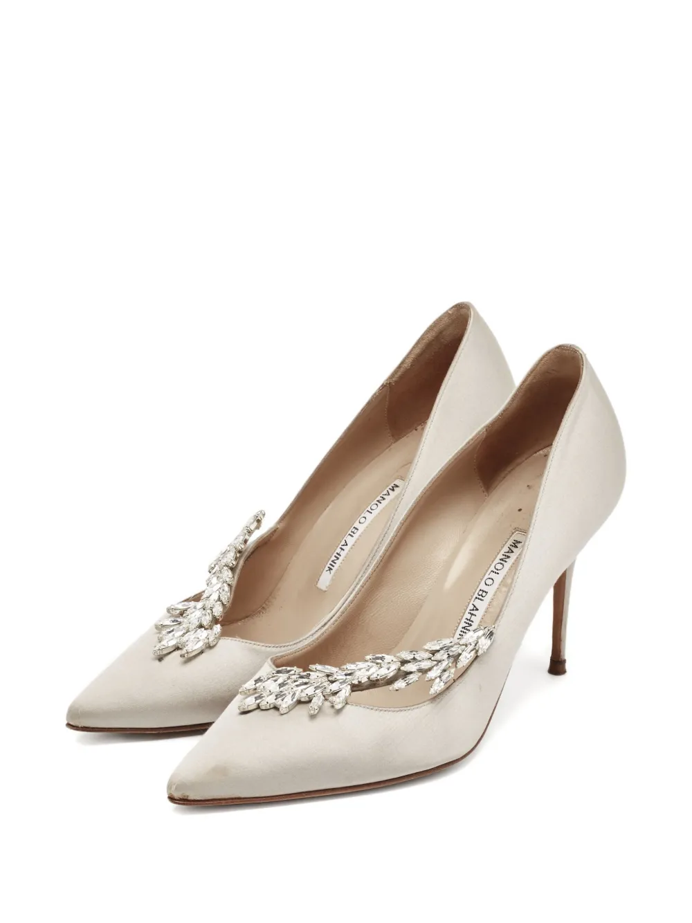 Manolo Blahnik 105mm leather heeled pumps | Image 2