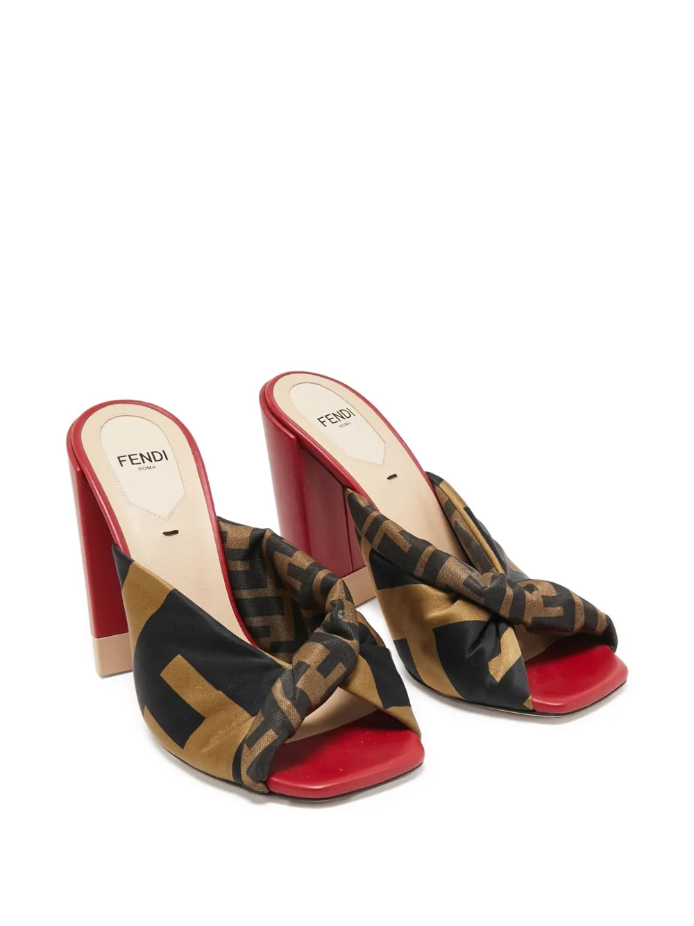 Fendi Pre-Owned 110mm FF-motif sandals | Image 2