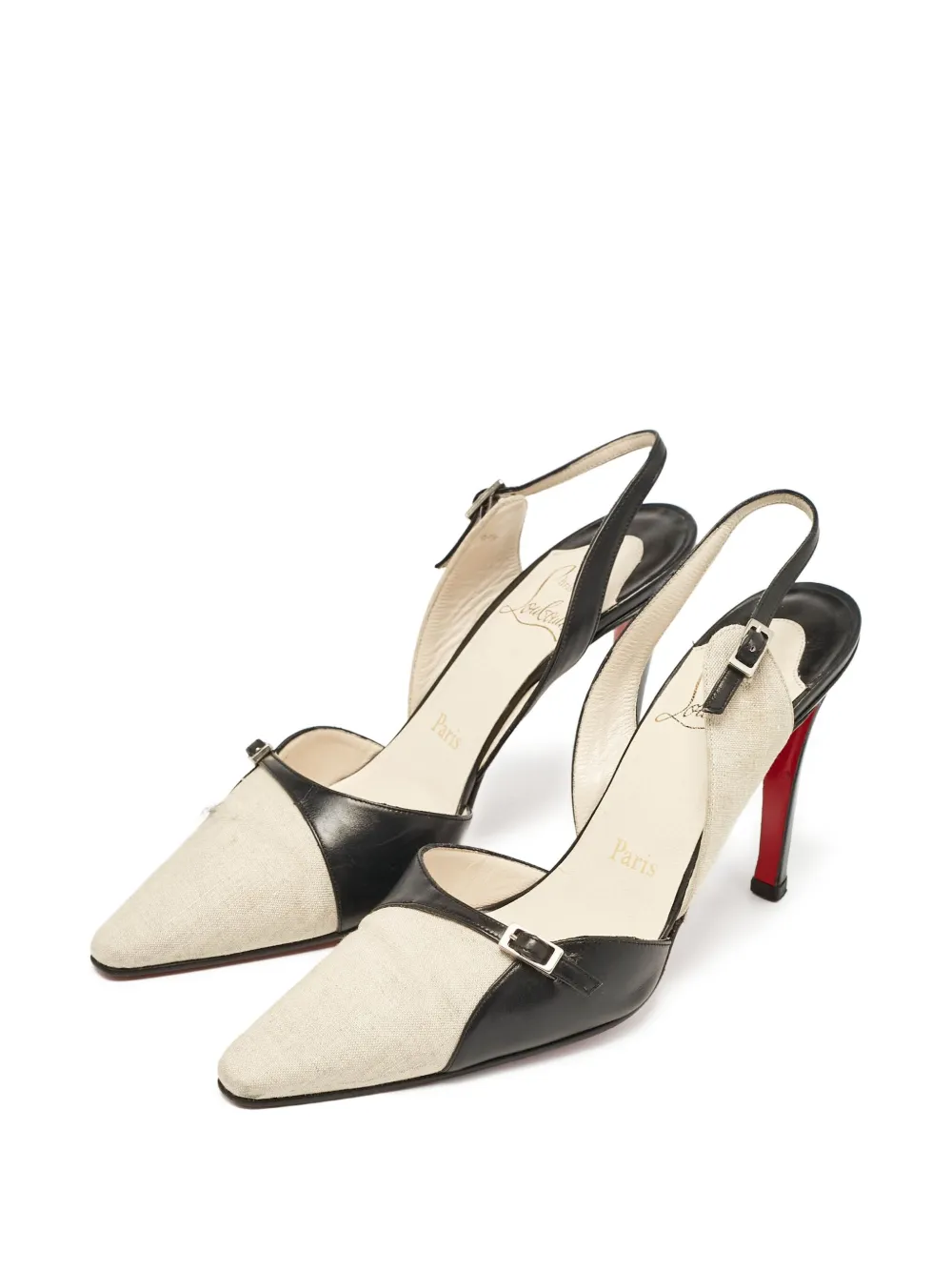 Christian Louboutin Pre-Owned Pumps met puntige neus - Zwart