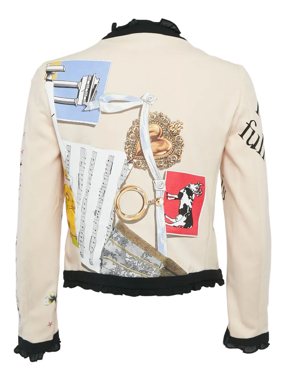 Moschino Pre-Owned graphic-printed zip-up jacket | Image 2