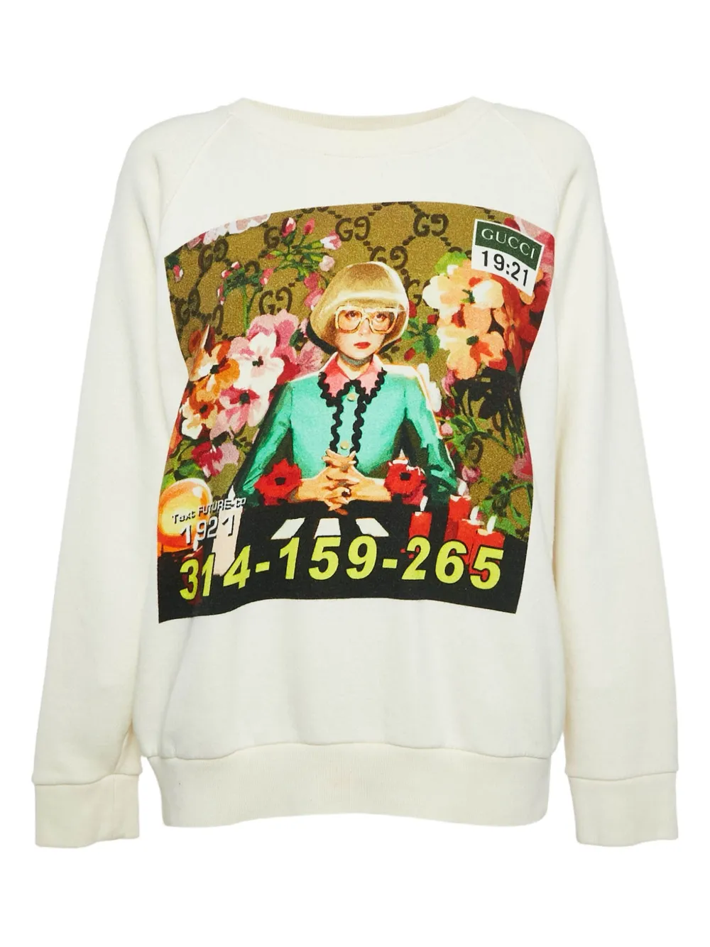 Gucci Pre-Owned graphic-print sweatshirt | White | Image 1