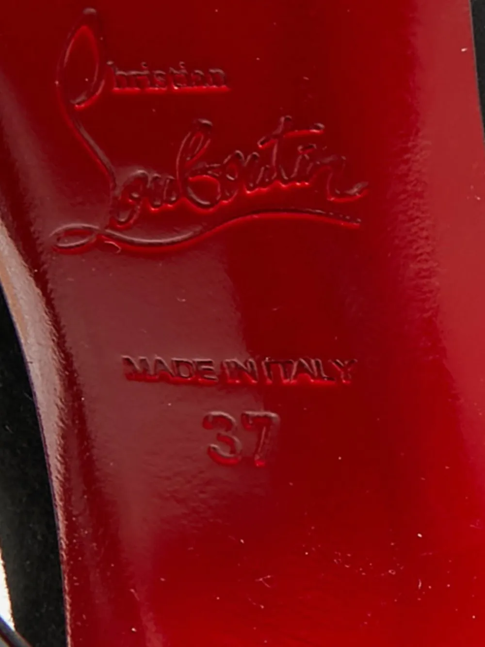 Christian Louboutin Pre-Owned 120mm suede over-the-knee boots | Image 6